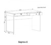 Стол Берген 6 письменный - интернет-магазин недорогой мебели "Мебель в дом" город Советский, город Югорск