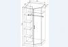 Софи шкаф угловой СШУ 860.1 - интернет-магазин недорогой мебели "Мебель в дом" город Советский, город Югорск