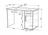 Стол компьютерный Лайт-1 - интернет-магазин недорогой мебели "Мебель в дом" город Советский, город Югорск